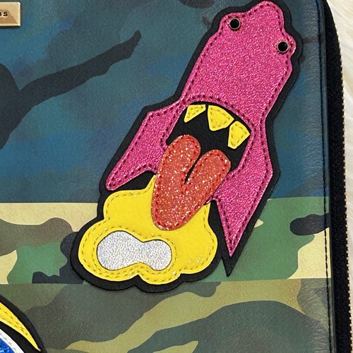 Marc Jacobs Collection Julie Verhoeven Camo Clutch Strukturiert 3D Effekt - Bild 4 von 8