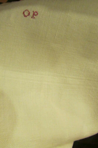 Textiles du XIXe siècle torchons en lin