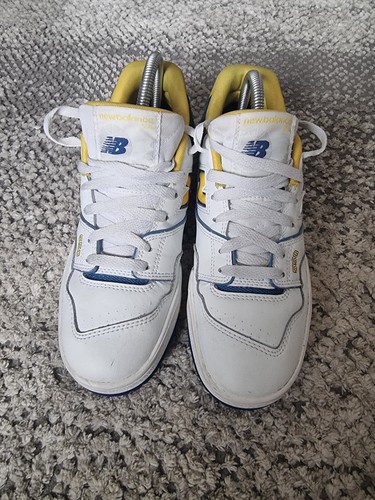 New Balance 550 White/Yellow/Blue Trainers UK 6 - Picture 4 of 9