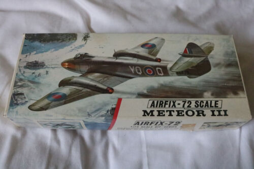 Airfix 1:72 scale red stripe Meteor III ** NO DECALS **