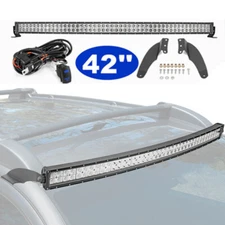 For Toyota Tacoma 1995-00 01 02 03 04 Roof 42inch LED Light Bar Mount Wire Combo