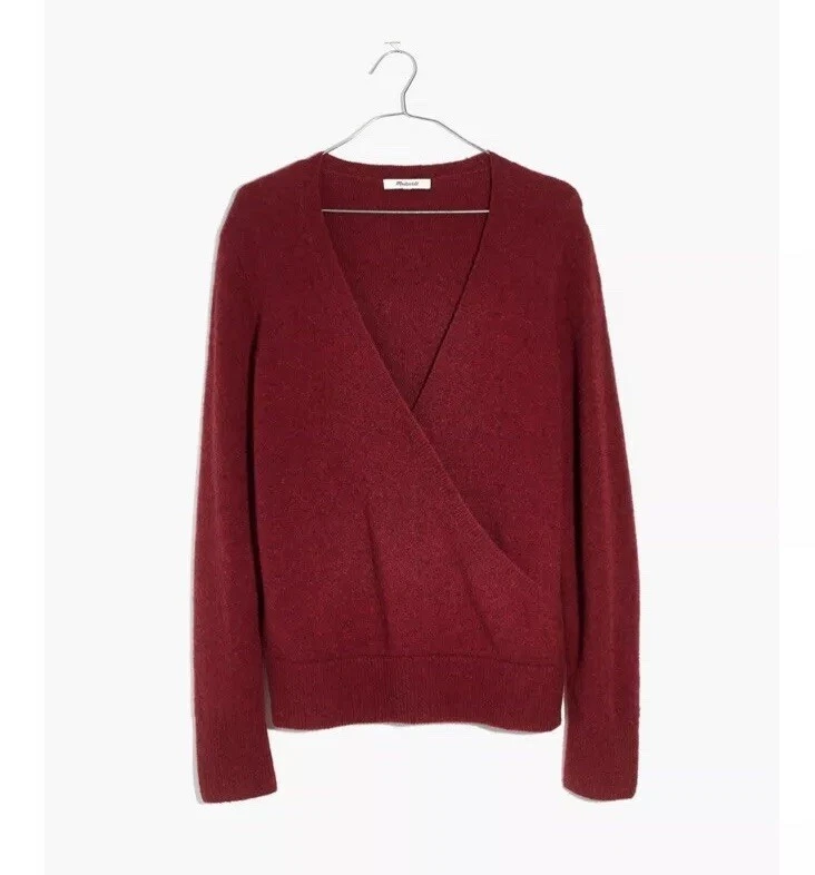Wrap pullover shop sweater