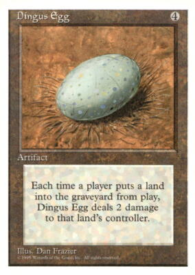 MTG -Fourth Edition -Dingus Egg - NM