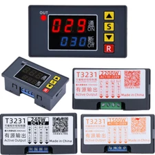 AC110-220 DC12V Programmable Time Control Digital Time Delay Relay Module Switch