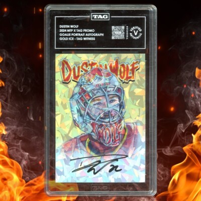 2024 MTP x TAG Promo Dustin Wolf Auto Gold Ice 1/3