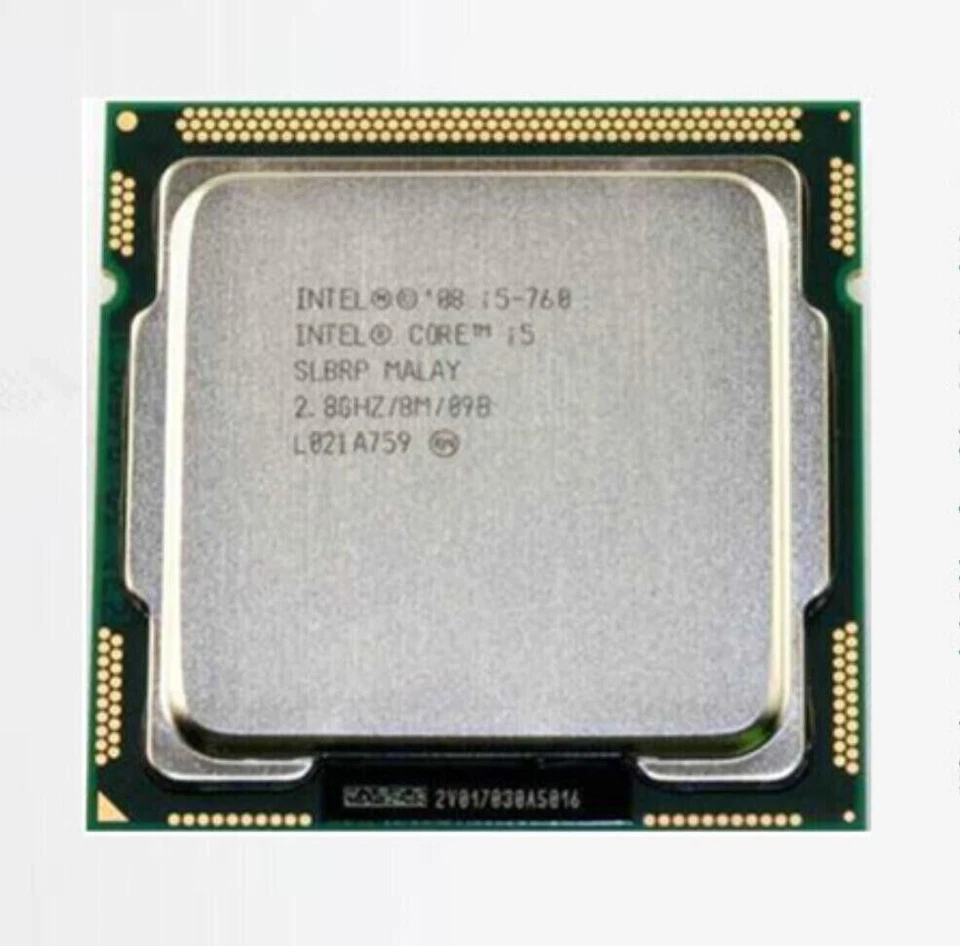Intel Core i5-760 SLBRP 2.8 GHz Quad-Core LGA 1156/Socket H CPU Processor - Image 2 of 4
