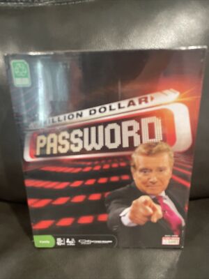 Million Dollar Password Card Game, Family Game, age 10+, 3+ players, New-Sealed