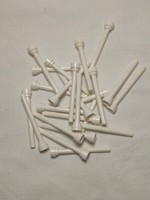 Lego 25 StüCk 3957B Antenne Fahnenmast Antenna 1X4 Weiss Neu