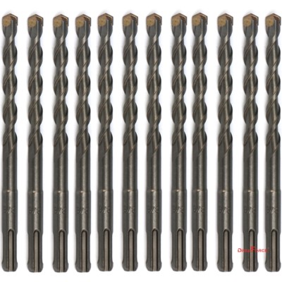 12PCS/Lot SDS Plus 3/8'' X6'' Rotary Hammer Concrete Masonry Drill Bit Carbide Tip
