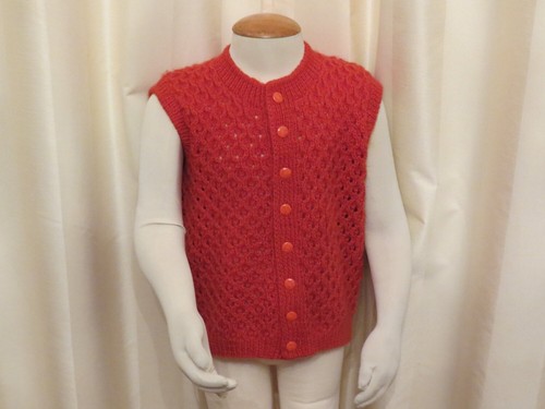 button up sweater vest