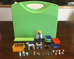 playmobil vet carry case