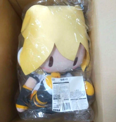 SEGA Len Kagamine Fuwapuchi Large Jumbo Plush Doll Stuffed toy 25
