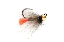Fulling Mill CdC Red Tag Jig Fly Barbless Nymph Size 12 (One Dozen) -- SoD