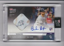 2019 TOPPS NOW Game Used Base / Auto BRENDAN RODGERS Autograph #48/99 #240A