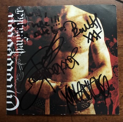 Throwdown Rock Band Autographed CD Cover Haymaker 2003 Guaranteed ...