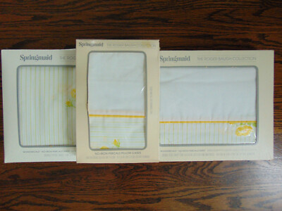 SPRINGMAID THE ROGER BAUGH COLLECTION DOUBLE SHEET SET SOCIETY ROSE NEW