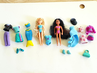 Lot De Poupées Polly Pocket – Vêtements Et Accessoires – Mattel – Occasion