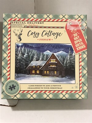 Cozy Cottage Jigsaw Puzzle 1000 Piece Professor Puzzle Winter Christmas