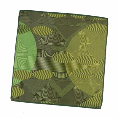 Diptyque silk scarf. RARE DIPTYQUE EAU DE MINTHE print silk scarf