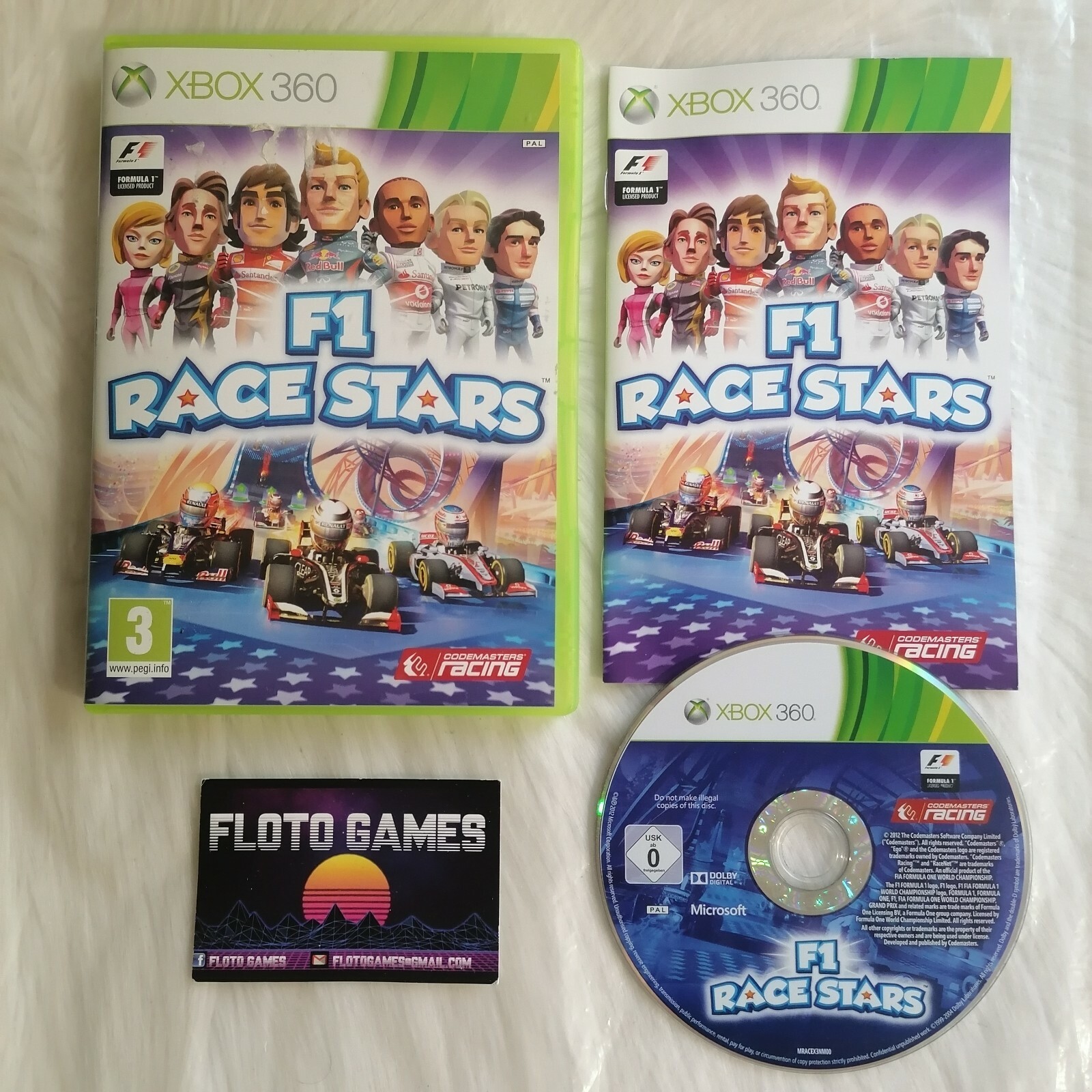 Jeu F1 Race Stars pour XBOX 360 Complet CIB PAL FR RARE - Floto Games