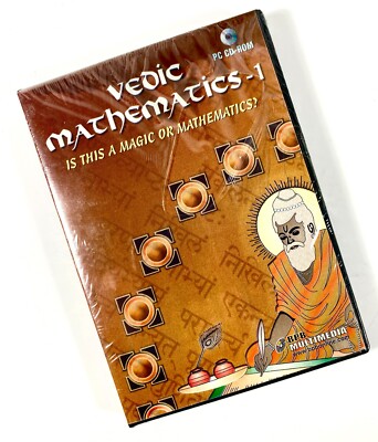 VEDIC MATHEMATICS - 1 ~ IS THIS MAGIC OR MATHEMATICS ~ PC CD-ROM ~ NEW, SEALED
