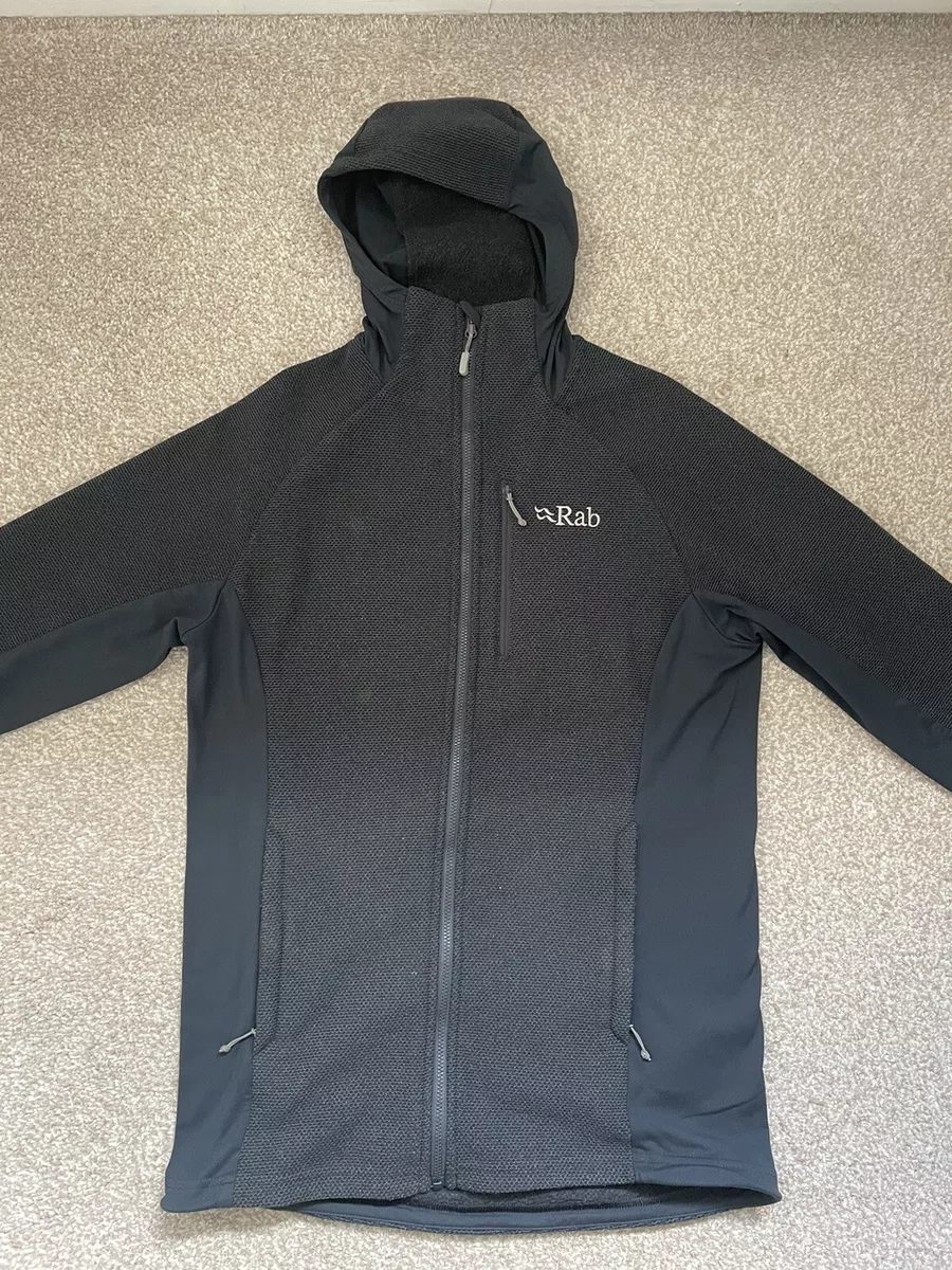 Rab Capacitor Hoodie Zip Up Jacket in Beluga Size Small