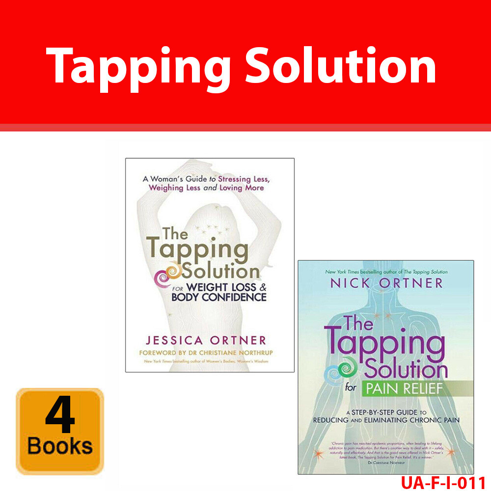 Tapping Solution for Weight Loss Body Confidence & Pain Relief 2 Books Set NEW
