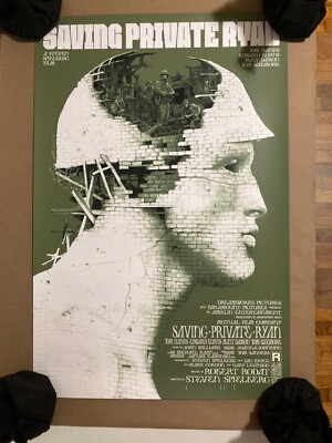 Gabz Domaradzki Saving Private Ryan Movie Poster Art Print NT Mondo BNG