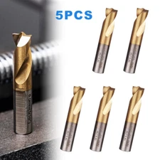 5PCS 5/16-inch (8mm) Spot Weld Drill Bits High Speed Cobalt Steel Weld Cutter