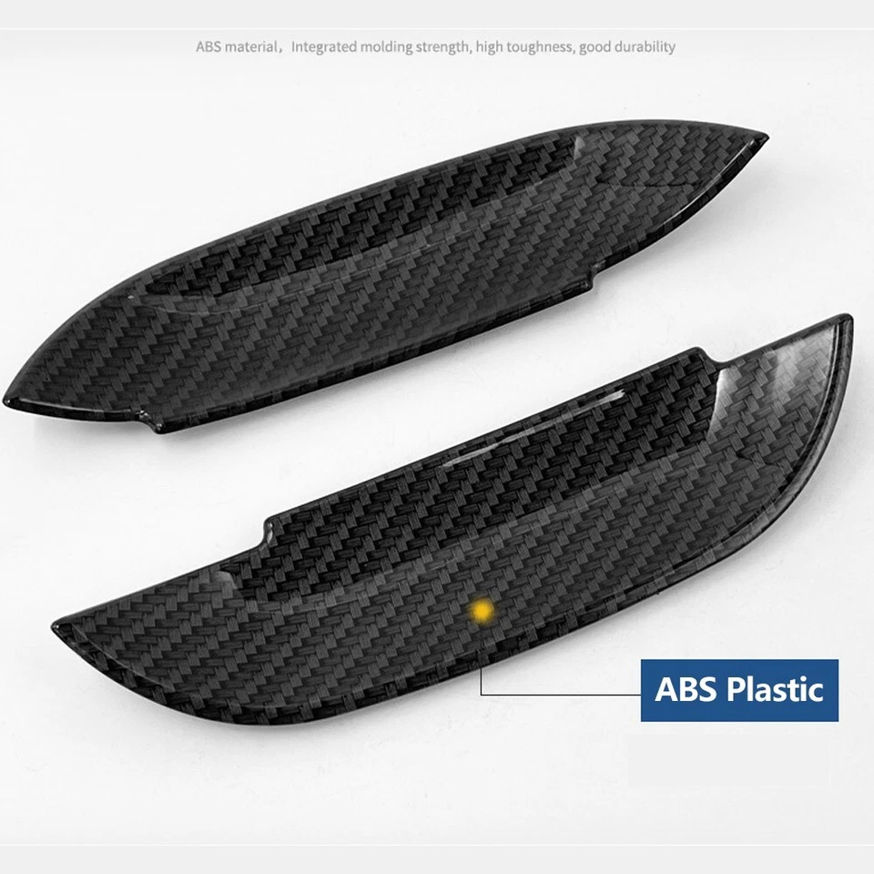 4PCS Car Exterior Door Handle Bowl Cover Trim Fit for Dodge Challenger 2015-2022 Foto 4 de 4