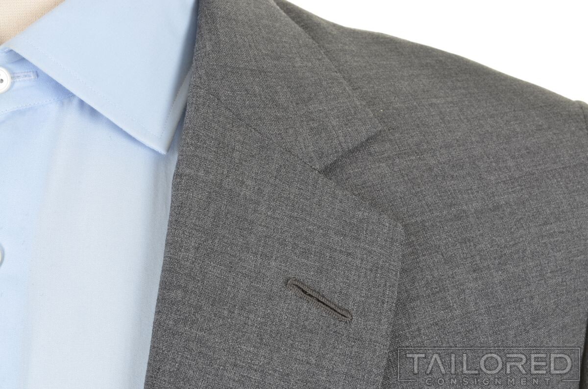 FILA Giacca cappotto sportivo blazer lana grigio CHITTLEBOROUGH MORGAN Savile Row BESPOKE 44 R