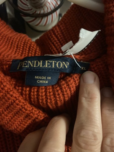 Pendleton Tunic Ribbed Sweater Dress Turtleneck Cashmere Blend Womens Size XL - Picture 3 of 7