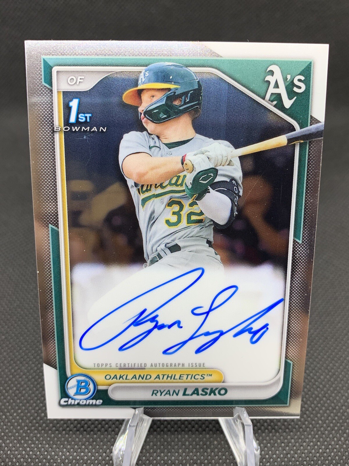 2024 Bowman - Chrome Prospect Autographs Ryan Lasko #CPA-RLAS (AU, RC)