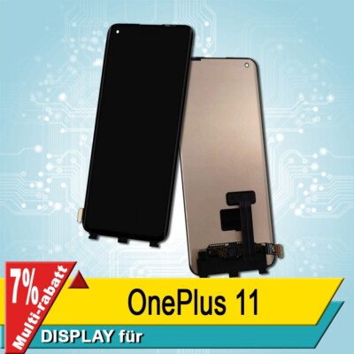 Display Für OnePlus 11 Bildschirm OLED Schwarz