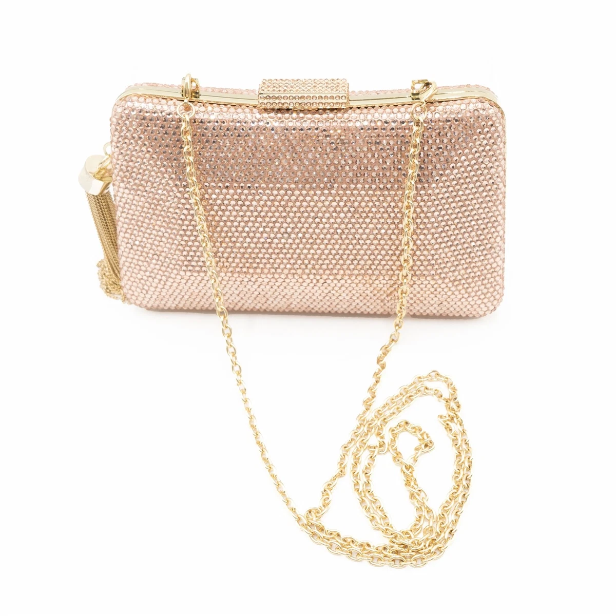Peach clutch bag sales