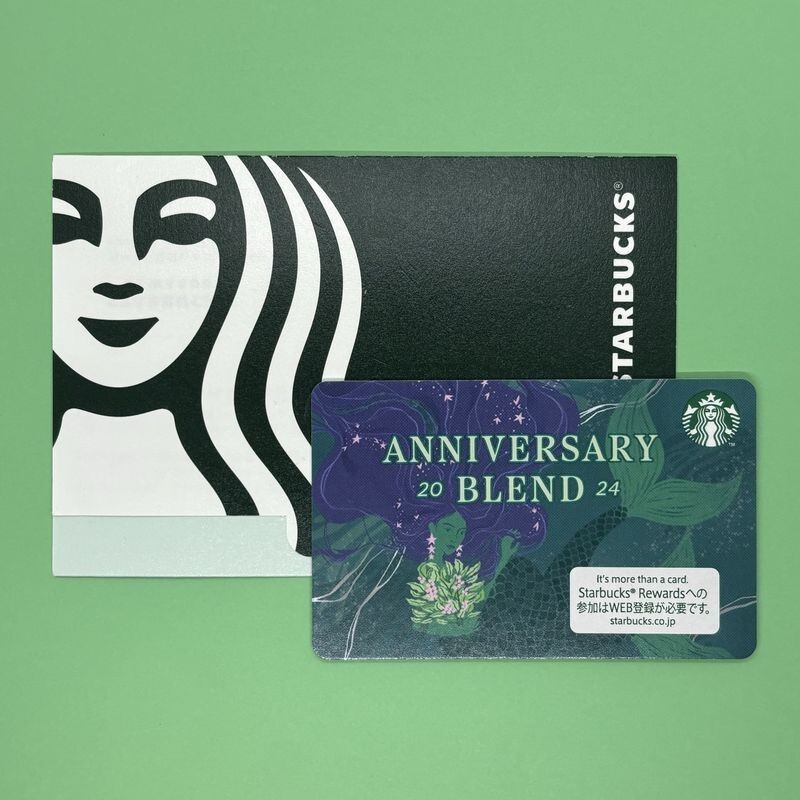 Starbucks Card JAPAN 2024 #6316 Anniversary Blend MINT w/PIN