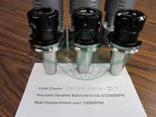 3pcs CAT40-ER32-2.76" COLLET CHUCKS balanced to G6.3/15000RPM Tool Holder Set