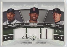 2006 Ultimate Collection 4/25 Scott Podsednik Coco Crisp Carl Crawford 0af