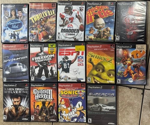 lot of ps2 games