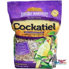 Sweet Harvest Cockatiel W Sunflower Seed Bird Food 4 Lbs