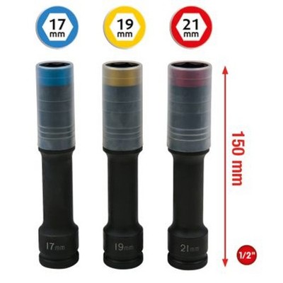 KS TOOLS Kraft-Stecknuss-Satz 515.0622 Chrom-Molybdänstahl