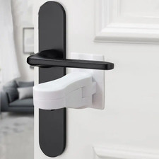 Universal Door Lever Lock Child Baby Safety Lock Rotation Proof Professional Doo