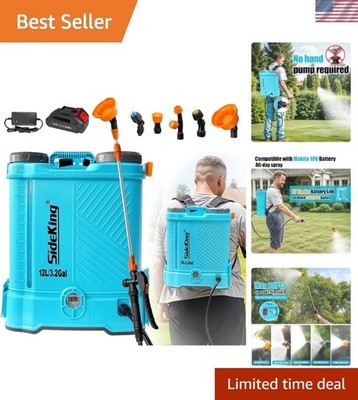 Lightweight 3.2 Gallon Backpack Sprayer | Waterproof, 0-80 PSI for All Tasks