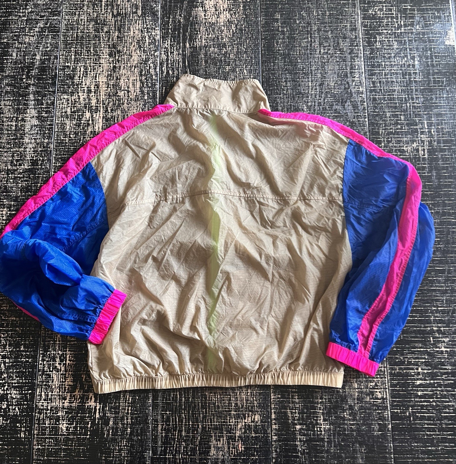 Fabletics Colorblock Windbreaker Jacket Cropped R… - image 3