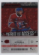 2023 Upper Deck Credentials Debut Ticket Access Red 241/349 Jayden Struble 18fy