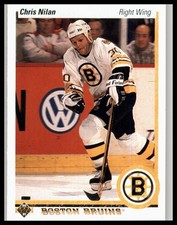 1990-91 Upper Deck #442 Chris Nilan