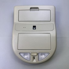 08-15 NISSAN TITAN OVERHEAD ROOF CONSOLE STORAGE LIGHT WINDOW SLIDE SWITCH BEIGE