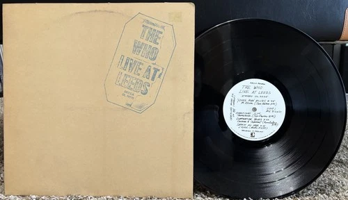 The Who Live At Leeds LP 1st Press 79175 Decca Records ALL INSERTS! NEAR MINT!!