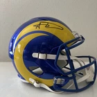 Aaron Donald Signed Full-Size Speed Rep  Rams Helmet.