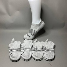 Bombas Women's Ankle Socks 4 Pair Pack Heather Gray Size S M Multi Size